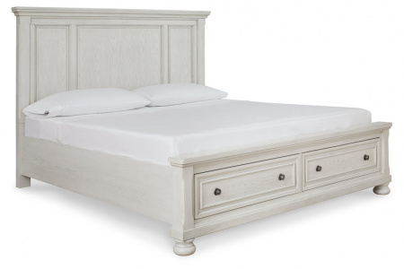 Кровать двуспальная с местом для хранения Robbinsdale King size, 193х203