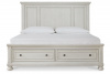 Кровать двуспальная с местом для хранения Robbinsdale King size, 193х203