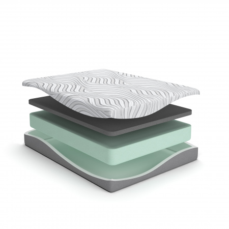 Матрас размера Euro 10 Inch Memory Foam King-size 183х203