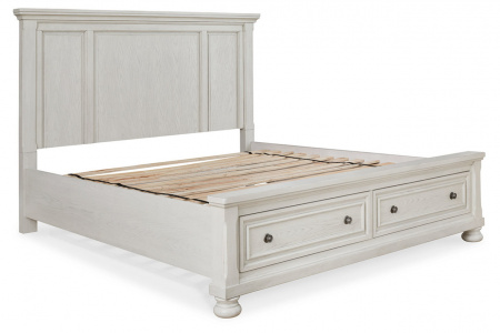 Кровать двуспальная с местом для хранения Robbinsdale King size, 193х203